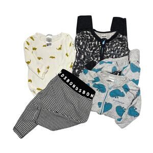 Bonds Baby Boy Bundle Bodysuits and Pants 0-3 Months Monsters Dino 2 Way Zip